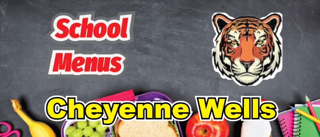 Concept art for the Cheyenne Wells School Menus