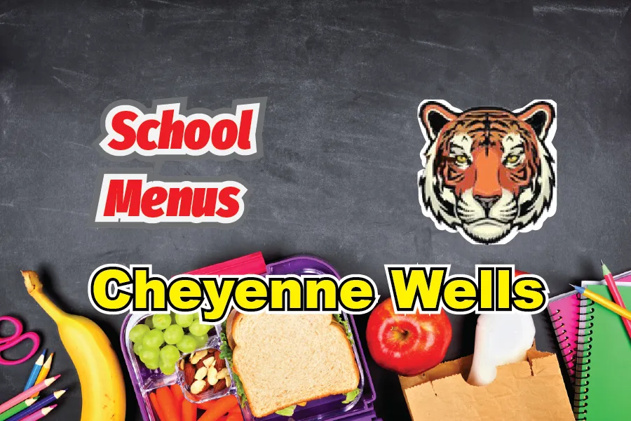 Concept art for the Cheyenne Wells School Menus